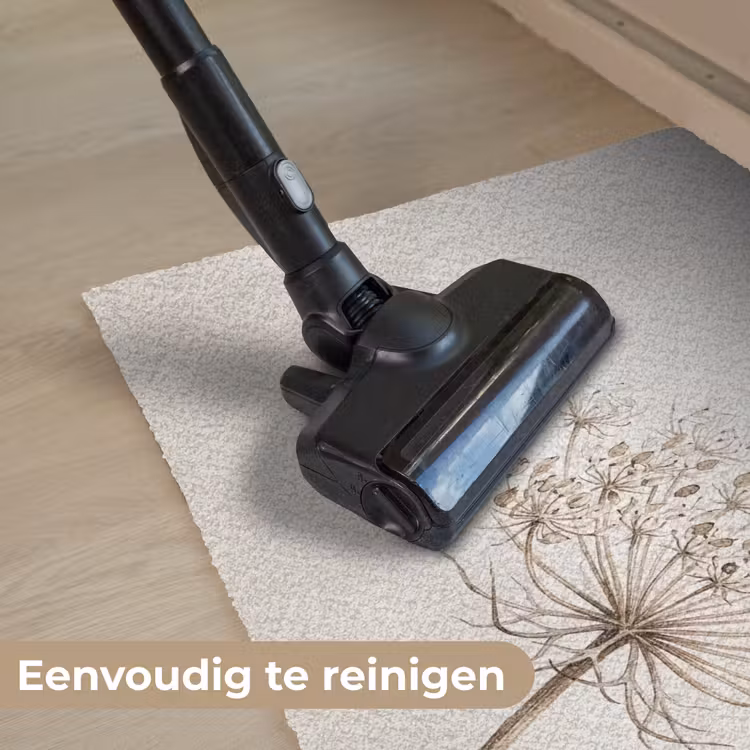 Deurmat - Vlinder - Bloem -Natuur - Beige — 9
