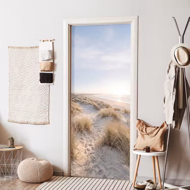 Deursticker - Duinen - Strand - Beige — 8
