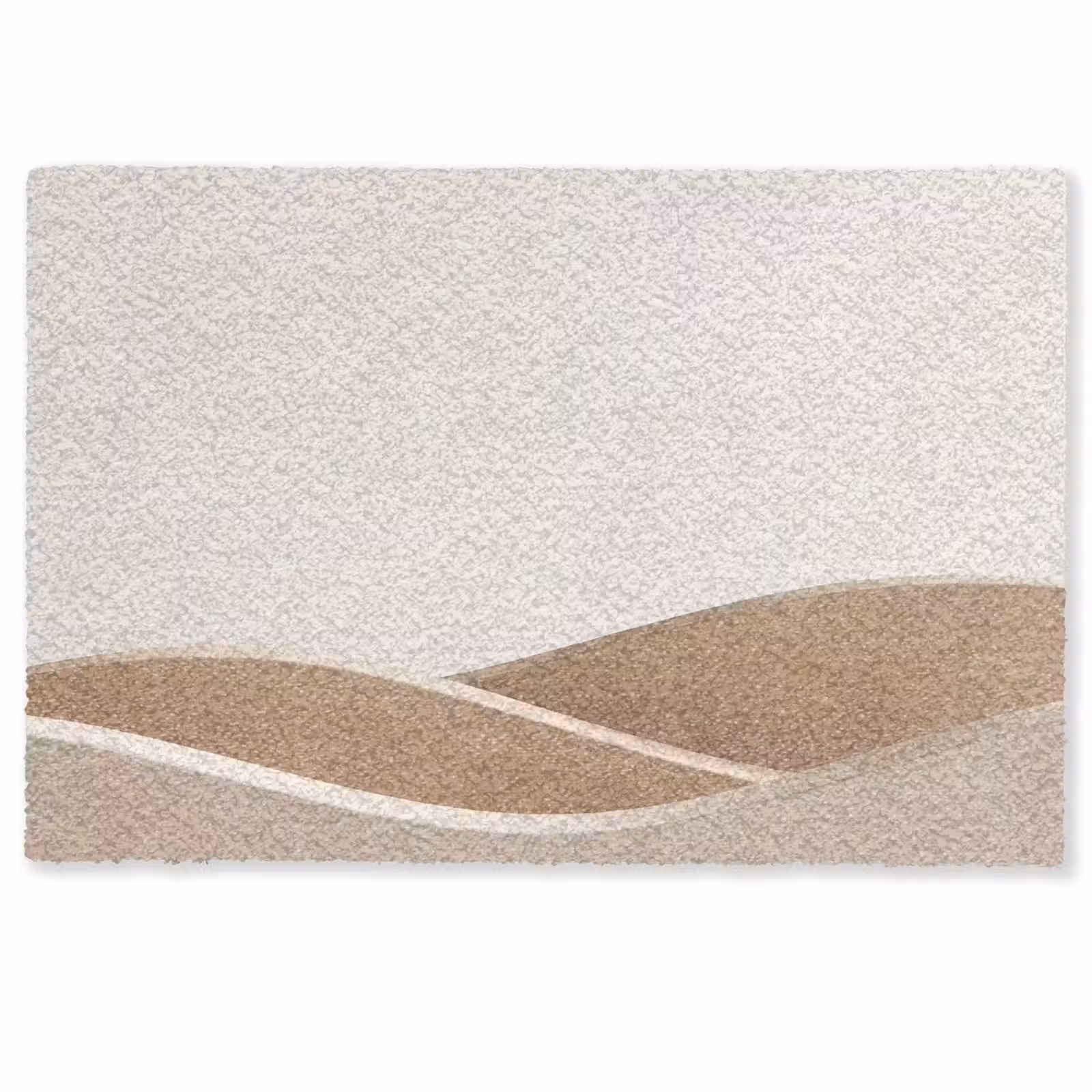 Deurmat - Abstract - Golven - Modern - Beige — 1