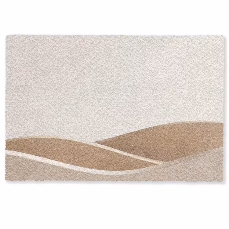 Deurmat - Abstract - Golven - Modern - Beige — 1