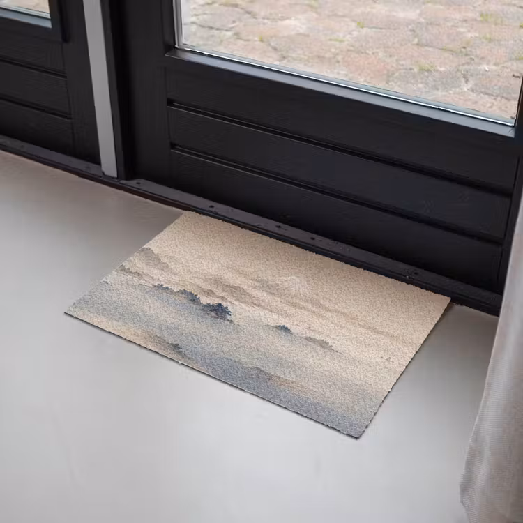 Deurmat - Japans - Landschap - Beige — 2