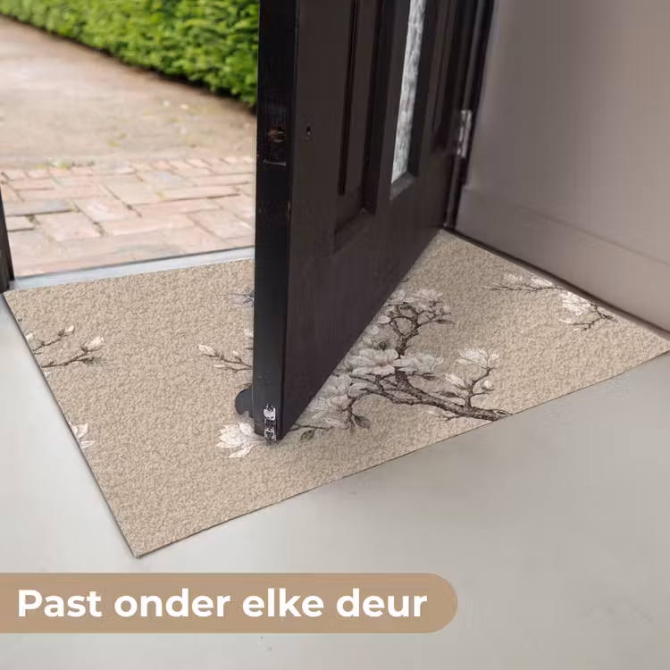 Deurmat - Oosters - Vogels - Beige — 7
