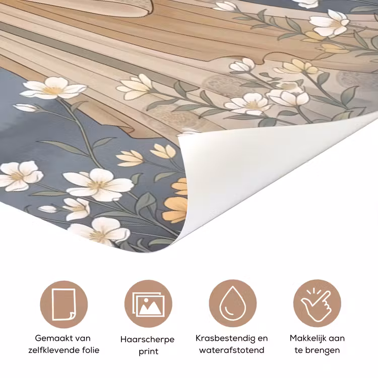 Deursticker - Aziatisch - Vrouw - Kimono — 3