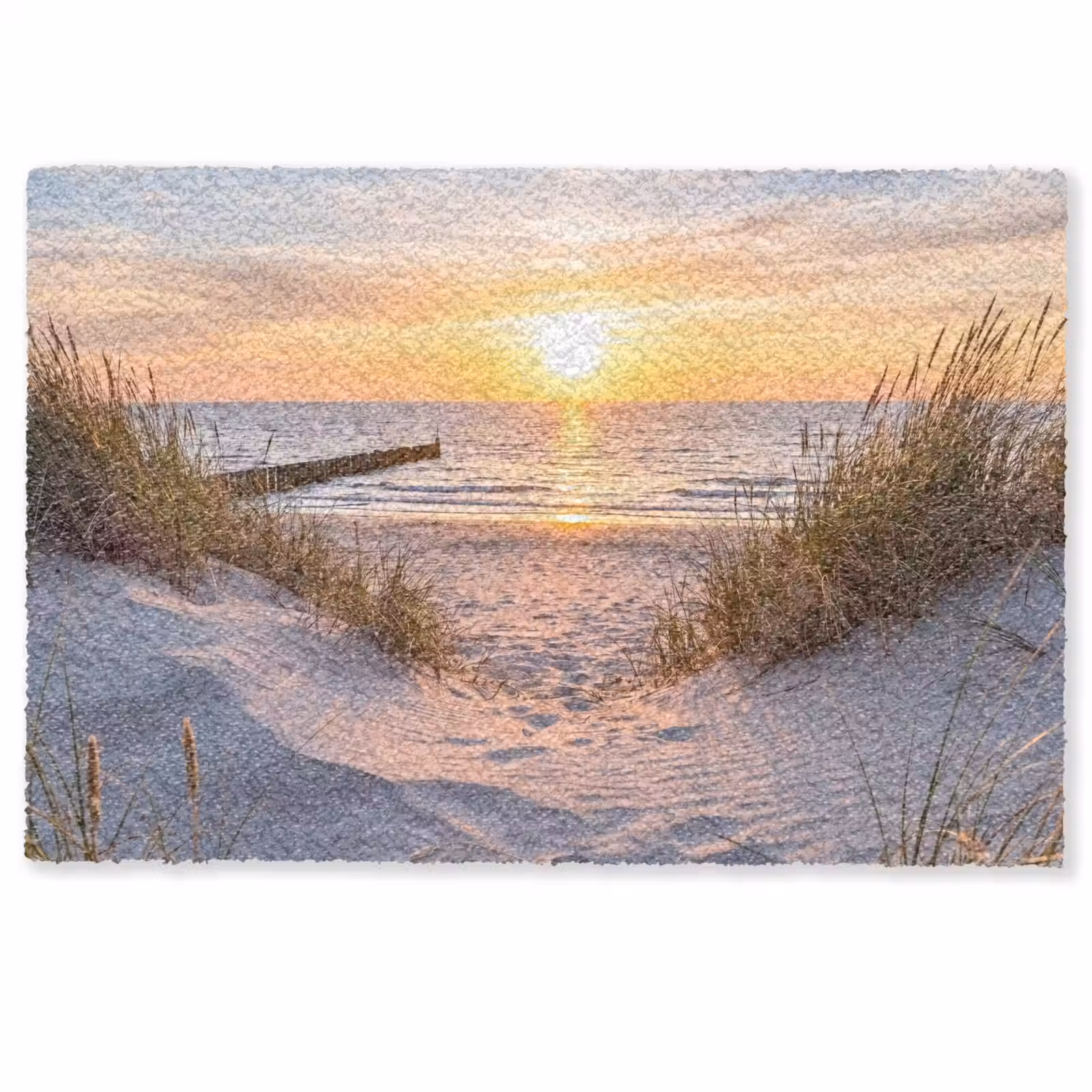 Deurmat - Strand - Zonsondergang - Natuur - Landschap — 1