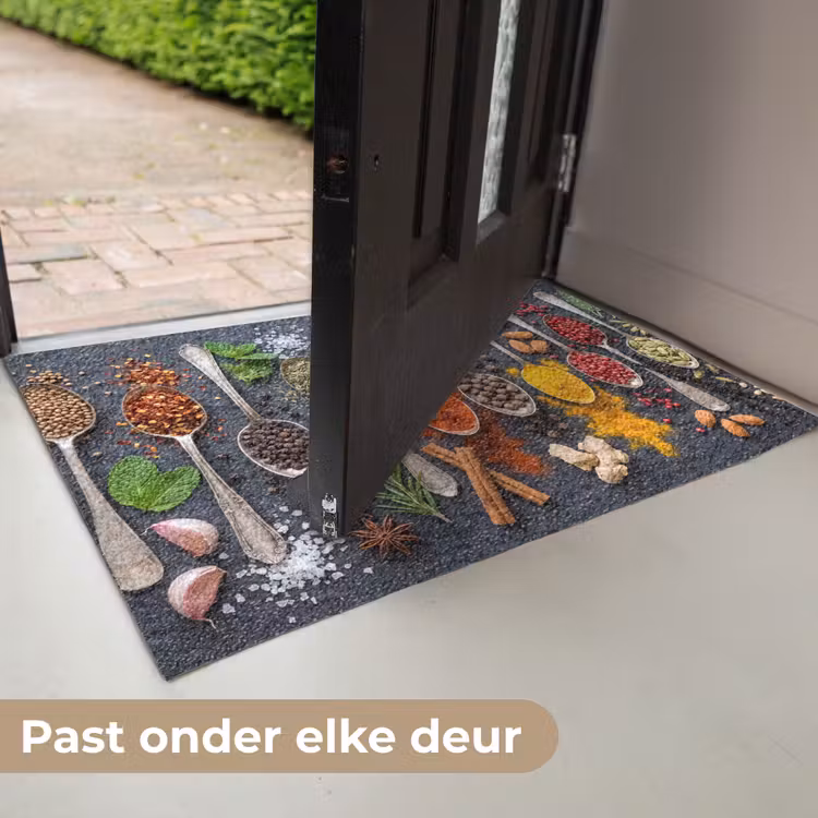 Deurmat - Kruiden - Lepels - Culinair - Kleurrijk - Sfeervol — 7