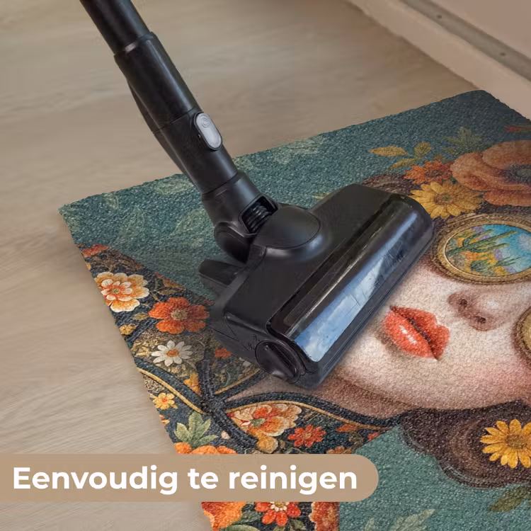 Deurmat - Portret - Vrouw - Kleurrijk - Expressief — 9