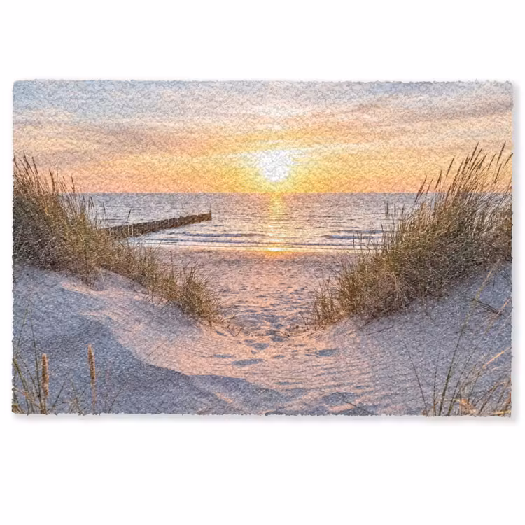 Deurmat - Strand - Zonsondergang - Natuur - Landschap — 1
