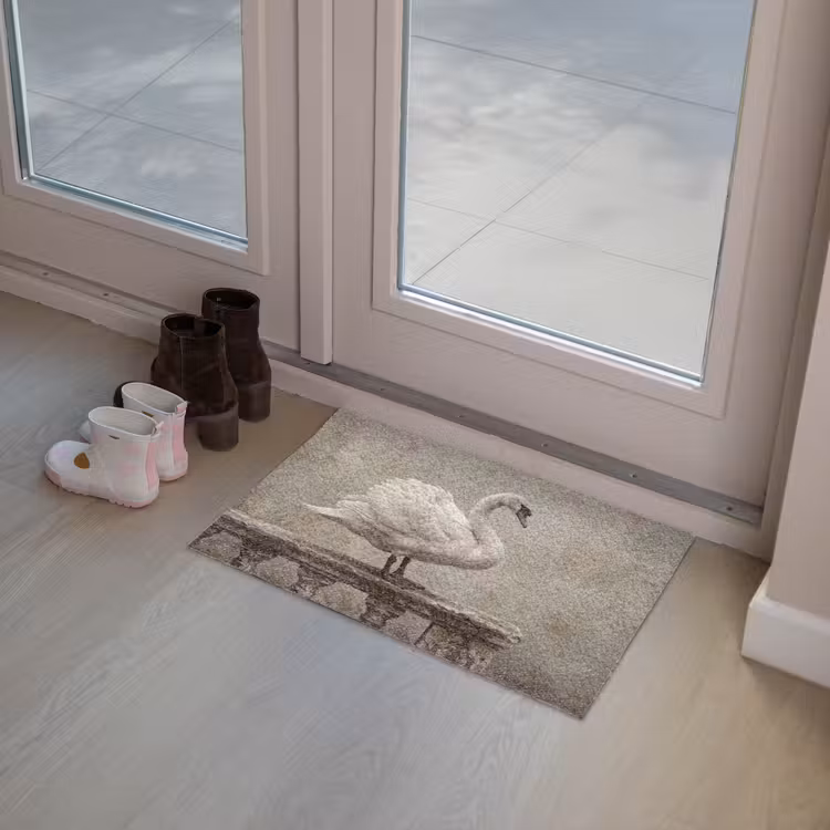 Deurmat - Zwaan - Elegant - Dieren - Wit — 8