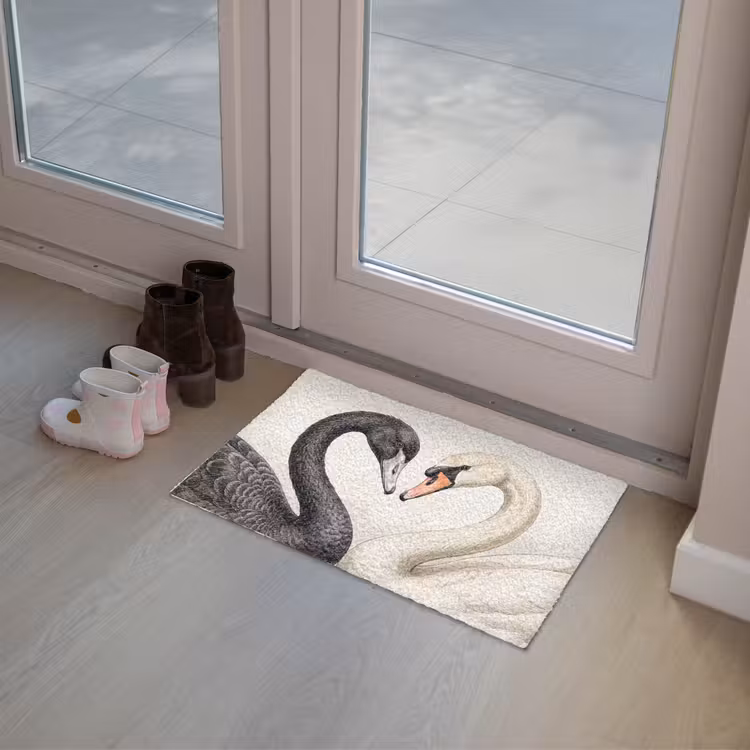 Deurmat - Zwanen - Hartvorm - Dieren — 8