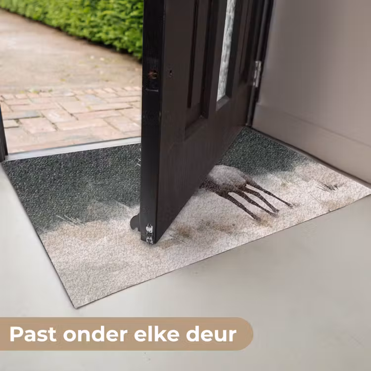 Deurmat - Edelhert - Gewei - Schildering - Rustiek — 7