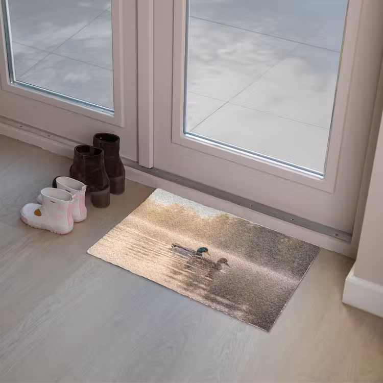 Deurmat - Eenden - Water - Mist - Natuur — 8