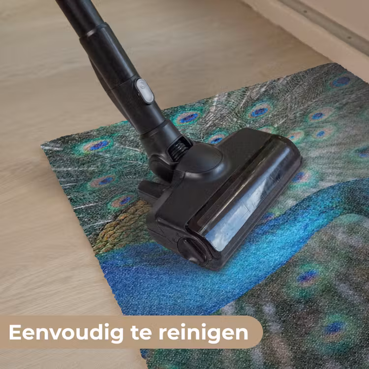 Deurmat - Pauw - Veren - Blauw — 9
