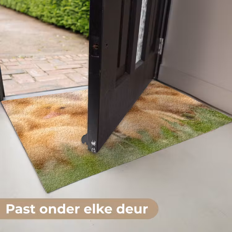 Deurmat - Pijltje - Eend - Natuur - Geel — 7