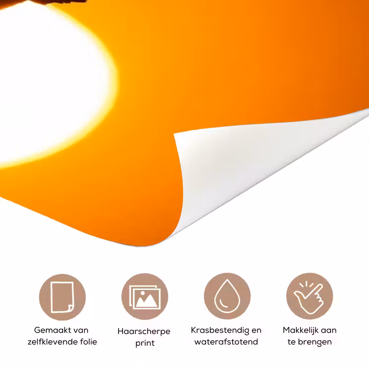 Deursticker - Gier - Tak - Zon - Oranje — 3