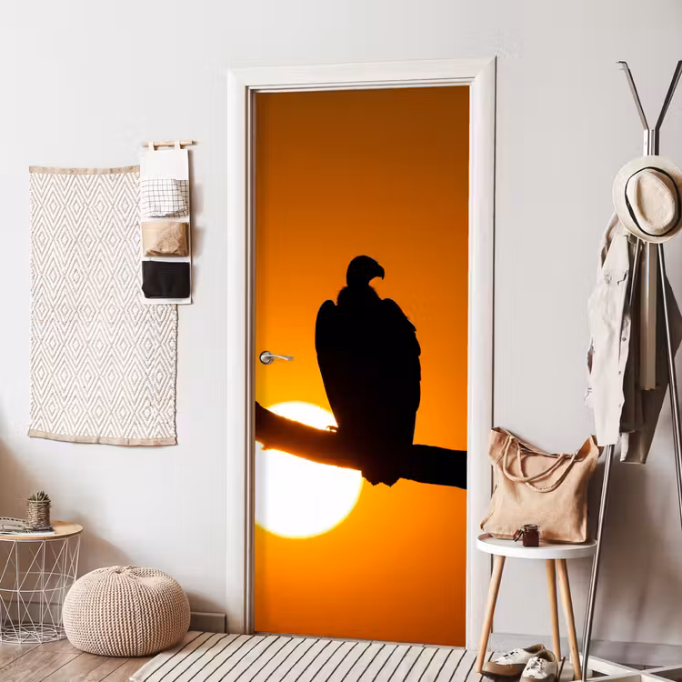 Deursticker - Gier - Tak - Zon - Oranje — 8