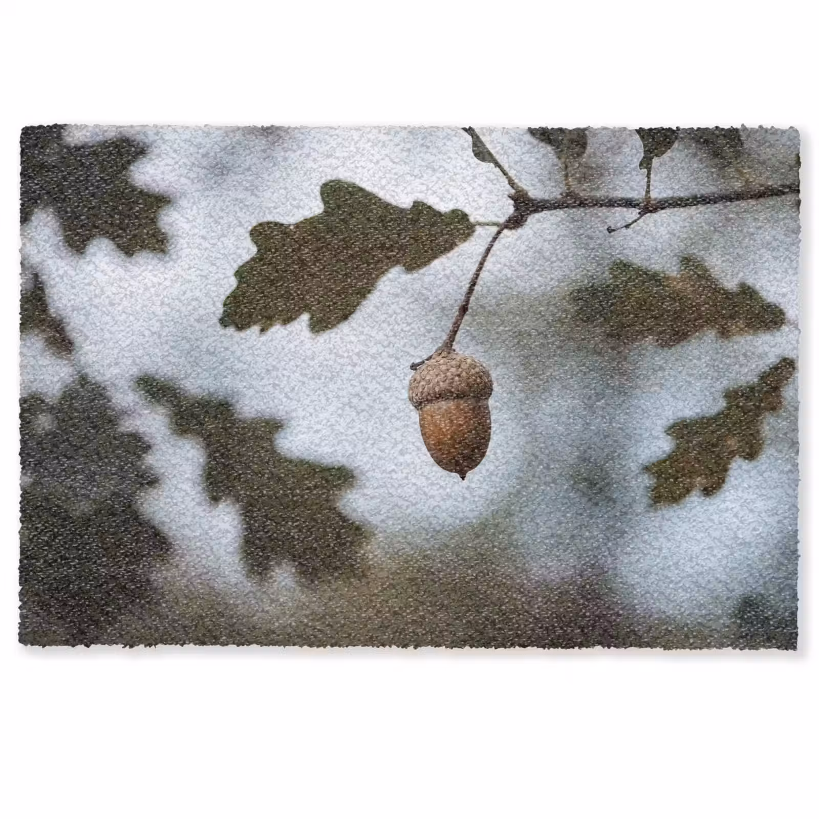Deurmat - Eikel - Eikenblad - Bos - Herfst - Natuur — 1