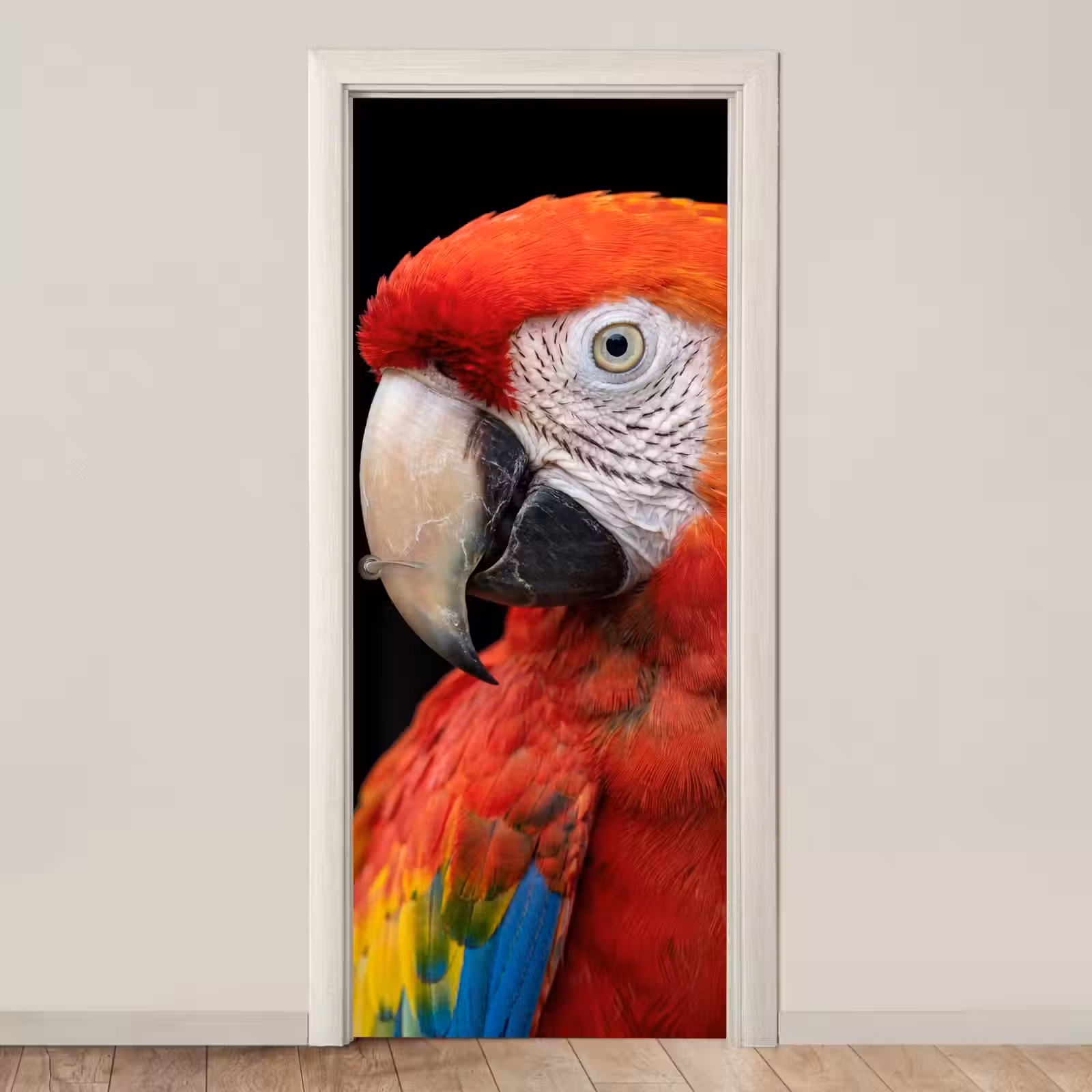 Deursticker - Ara - Portret - Rood — 1