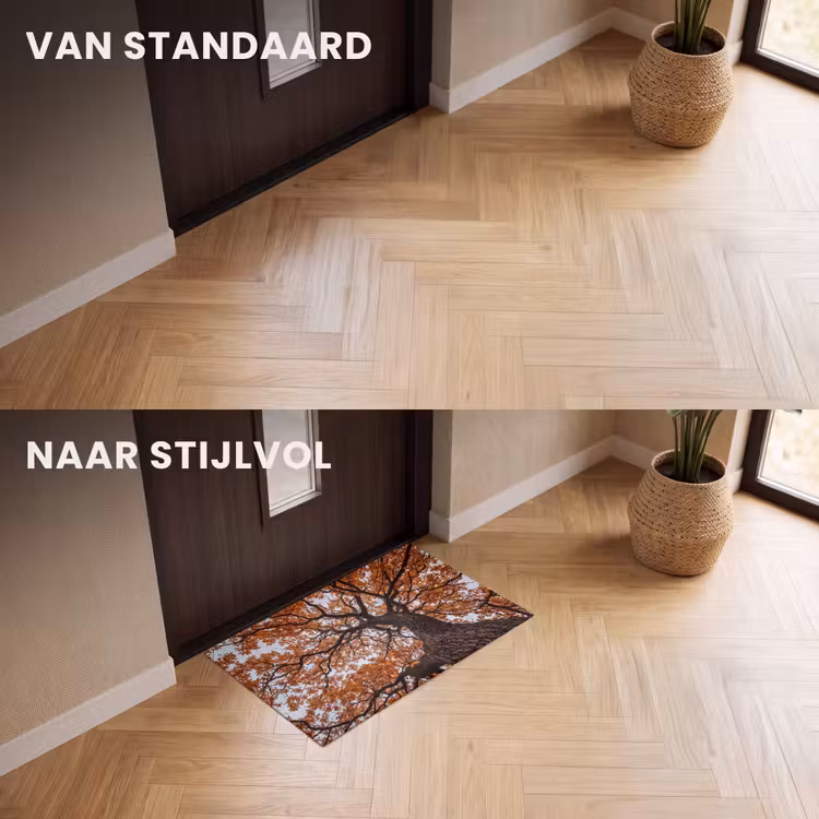Deurmat - Boom - Bladerdak - Herfst - Oranje - Sfeervol — 3
