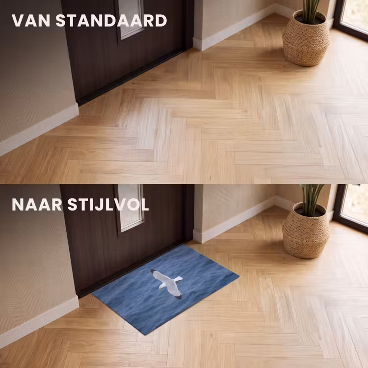 Deurmat - Zeemeeuw - Oceaan - Blauw — 3
