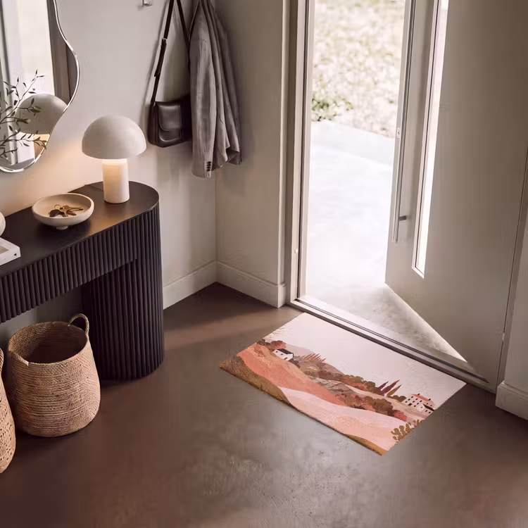 Deurmat - Heuvellandschap - Grafisch - Terracotta — 8