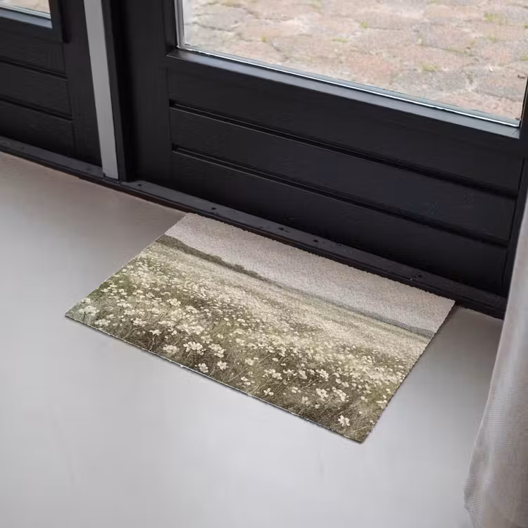 Deurmat - Illustratie - Landschap - Wit — 2