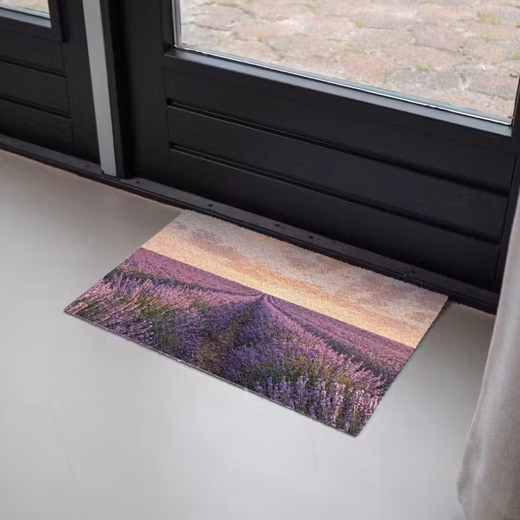 Deurmat - Landschap - Lavendelveld - Paars — 2