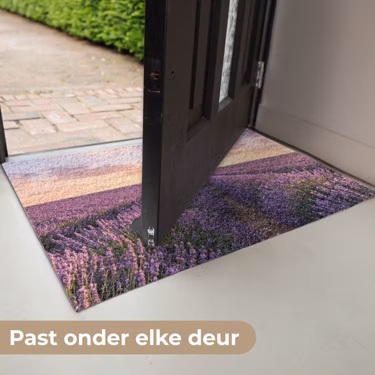 Deurmat - Landschap - Lavendelveld - Paars — 7