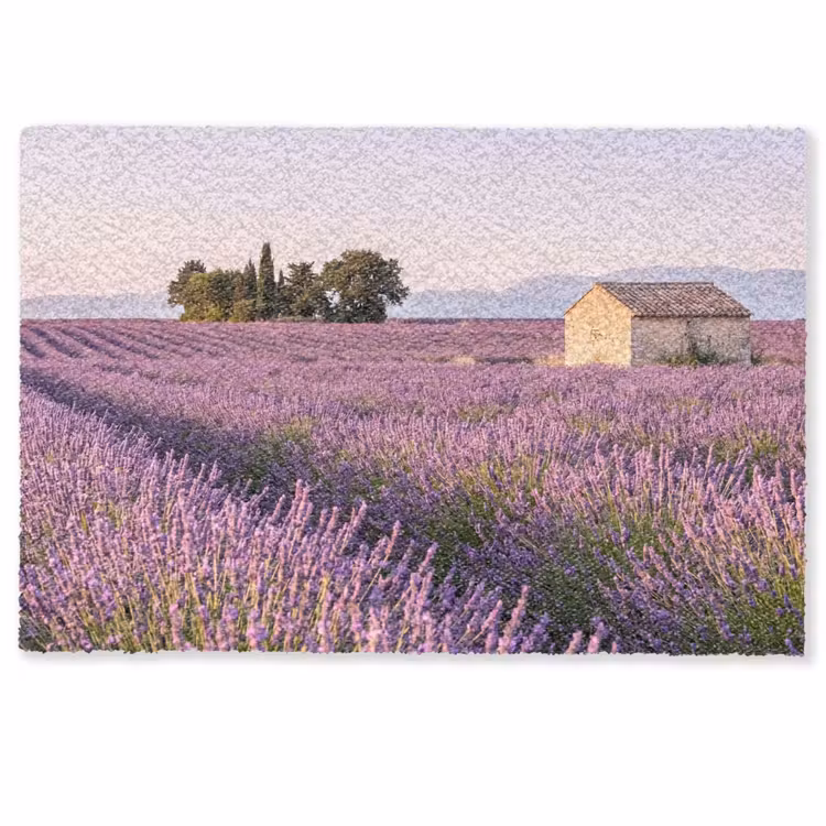 Deurmat - Lavendel - Landschap - Sereen - Paars — 1