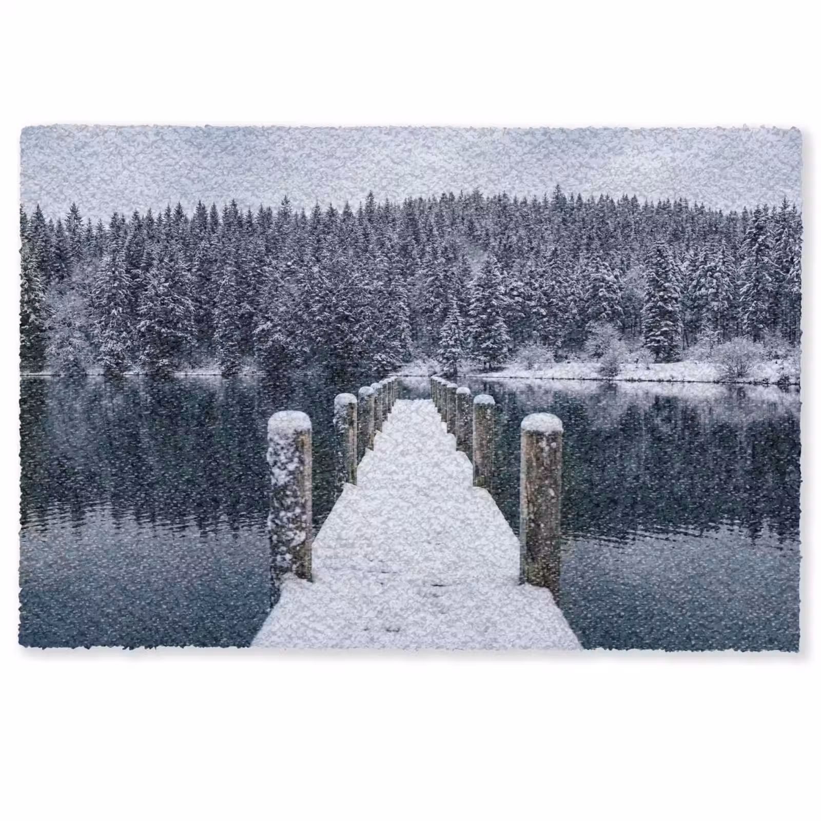 Deurmat - Steiger - Meer - Sneeuw - Bergen - Rustgevend — 1