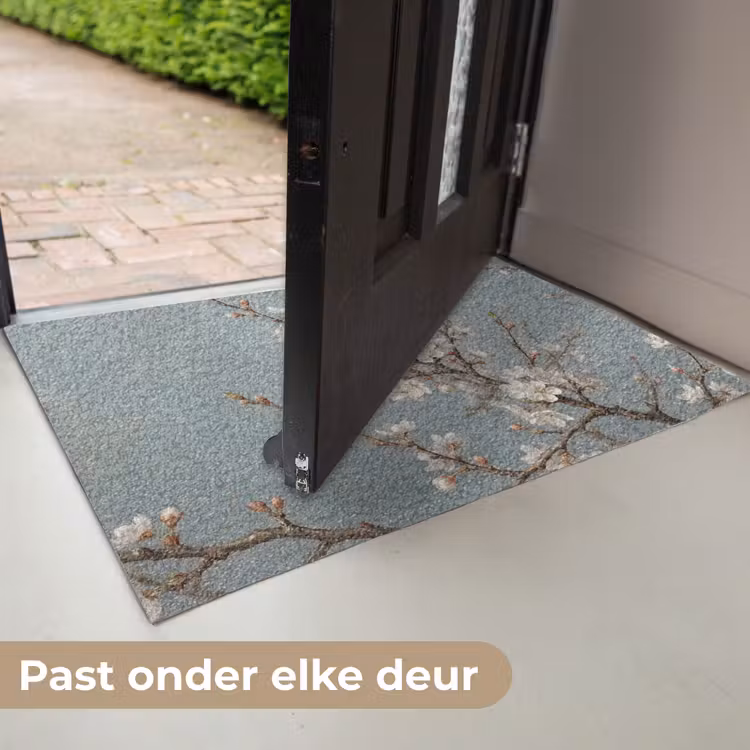 Deurmat - Botanisch - Stilleven - Blauw — 7