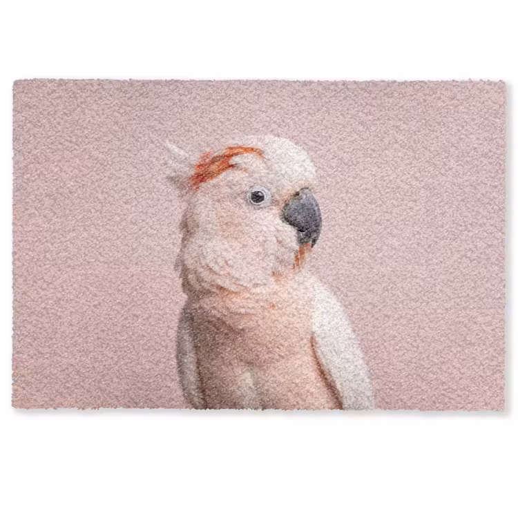 Deurmat - Kaketoe - Portret - Roze — 1