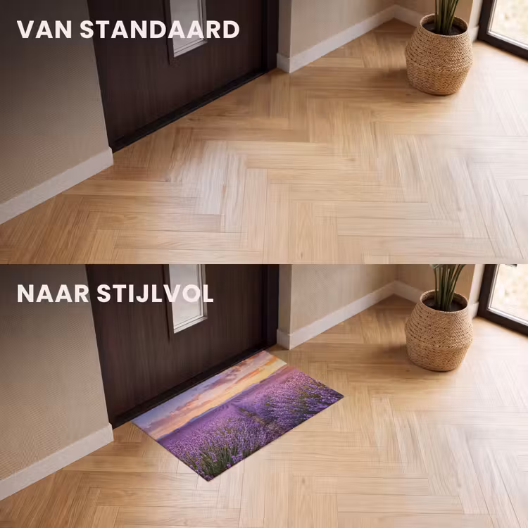 Deurmat - Lavendel - Veld - Natuur - Paars — 3