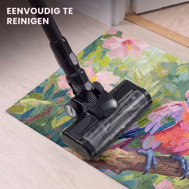 Deurmat - Papagaai - Hibiscusbloemen - Kleurrijk — 9