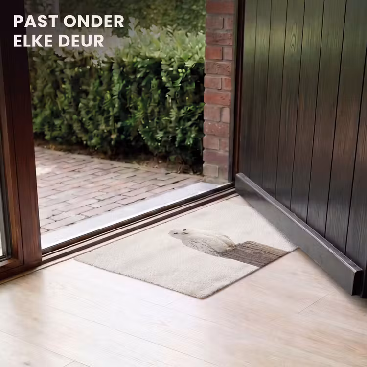 Deurmat - Sneeuwuil - Paal - Winter - Portret - Majestueus — 7