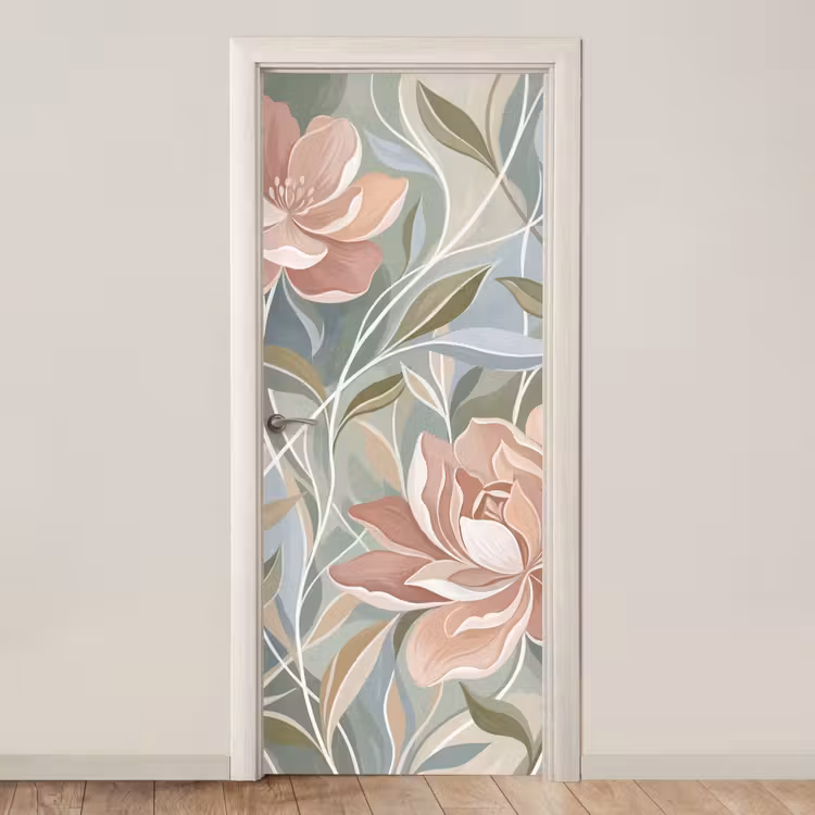 Deursticker - Elegant - Romantiek - Roze — 1