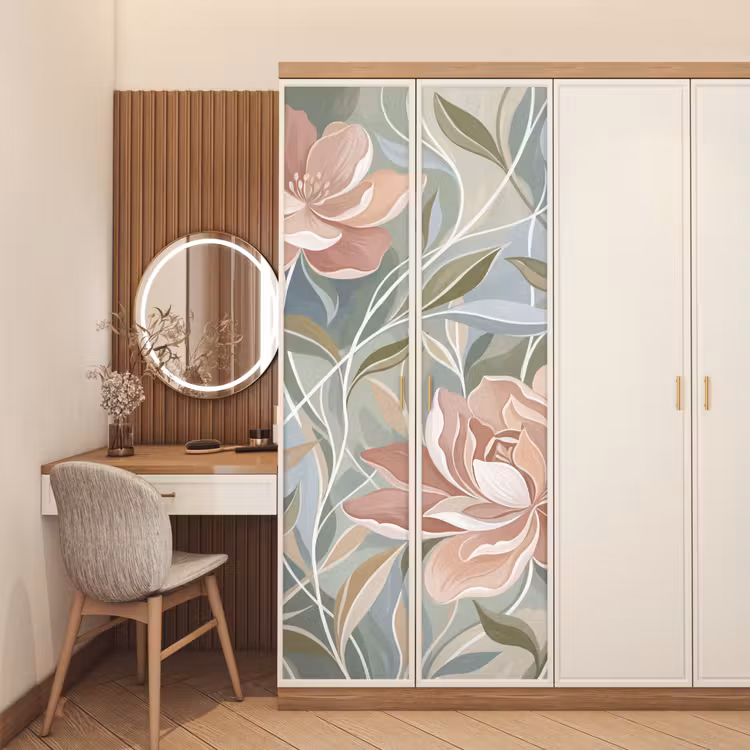 Deursticker - Elegant - Romantiek - Roze — 5
