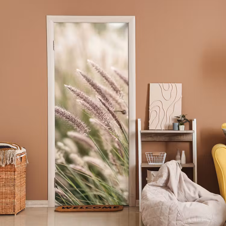 Deursticker - Gras - Close up - Groen — 2
