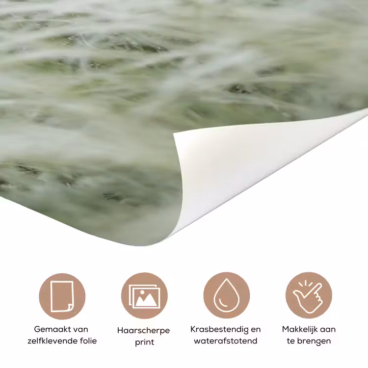 Deursticker - Grassen - Minimalistisch - Groen — 3