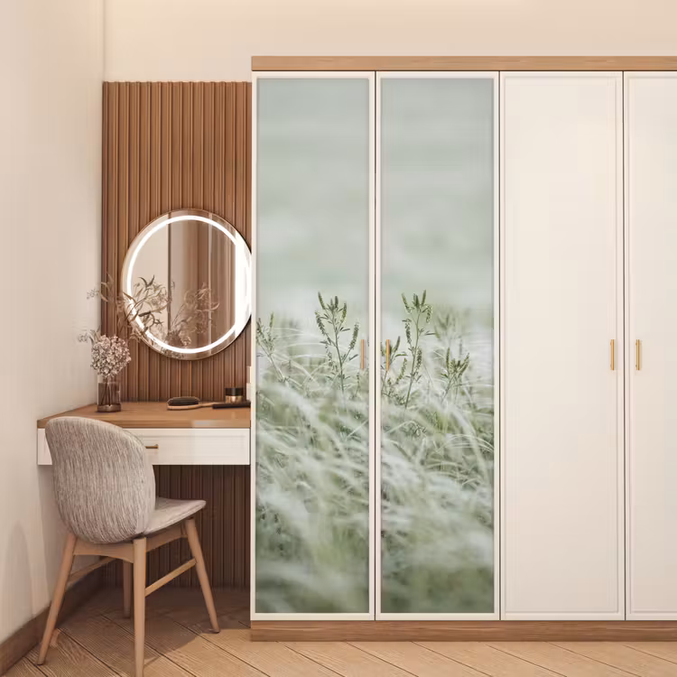 Deursticker - Grassen - Minimalistisch - Groen — 5