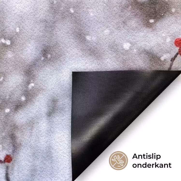 Deurmat - Bessen - Takken - Sneeuw - Winter - Kleurrijk — 6