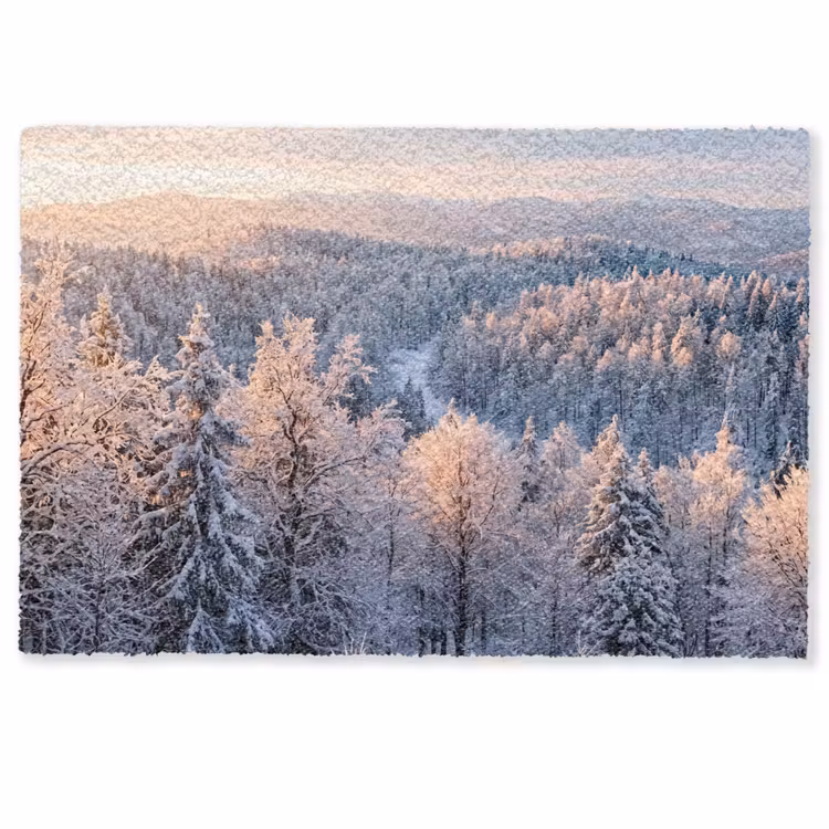 Deurmat - Bos - Bergen - Goud - Winter - Warm — 1