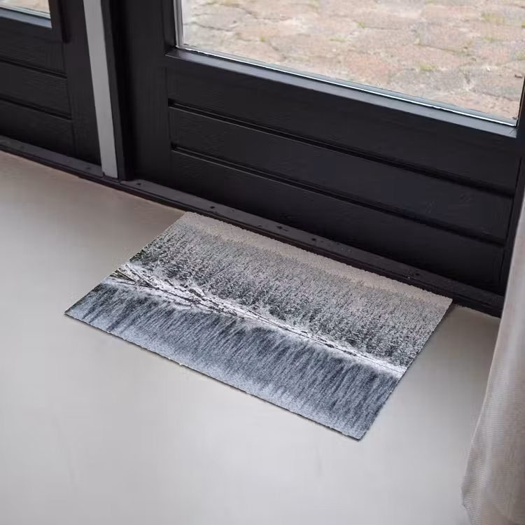 Deurmat - Bos - Reflectie - Meer - Winter - Serene — 2