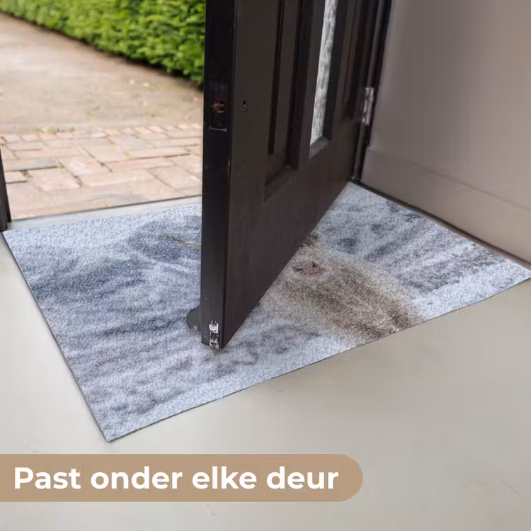 Deurmat - Schotse Hooglander - Sneeuw - Bergen - Winter — 7