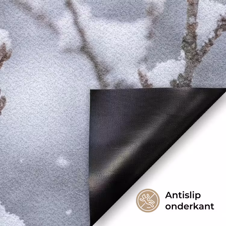 Deurmat - Vogel - Tak - Sneeuw - Winter — 6