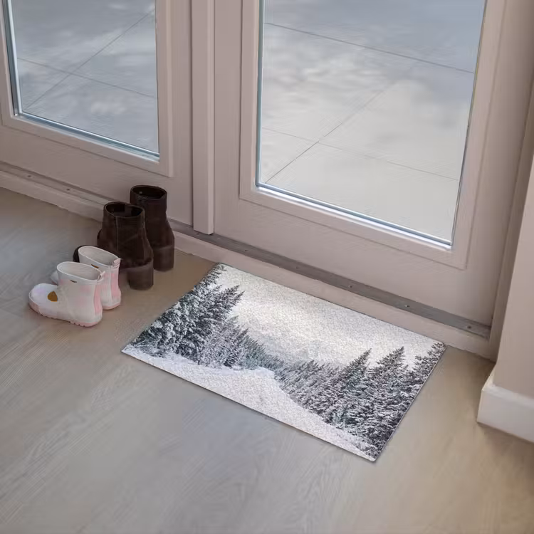 Deurmat - Weg - Sneeuw - Naaldbos - Winter - Avontuurlijk — 8