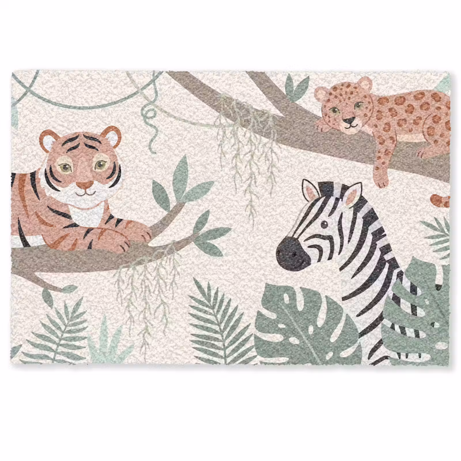 Deurmat - Jungle - Rustiek - Pastel — 1