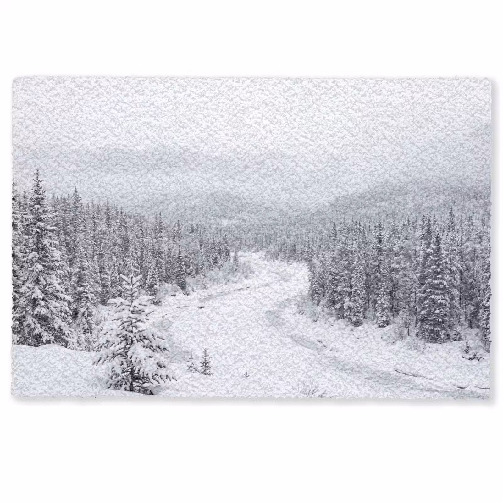 Deurmat - Rivier - Bevroren - Landschap - Winter — 1