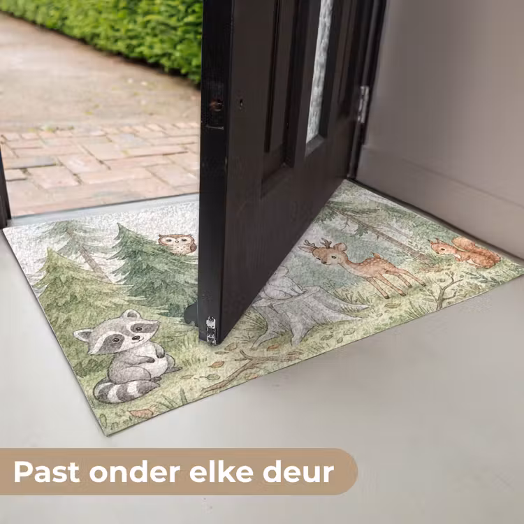 Deurmat - Bos - Dieren - Groen — 7