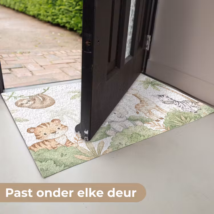 Deurmat - Dieren - Jungle - Pastel — 7