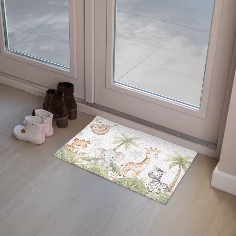Deurmat - Dieren - Jungle - Pastel — 8